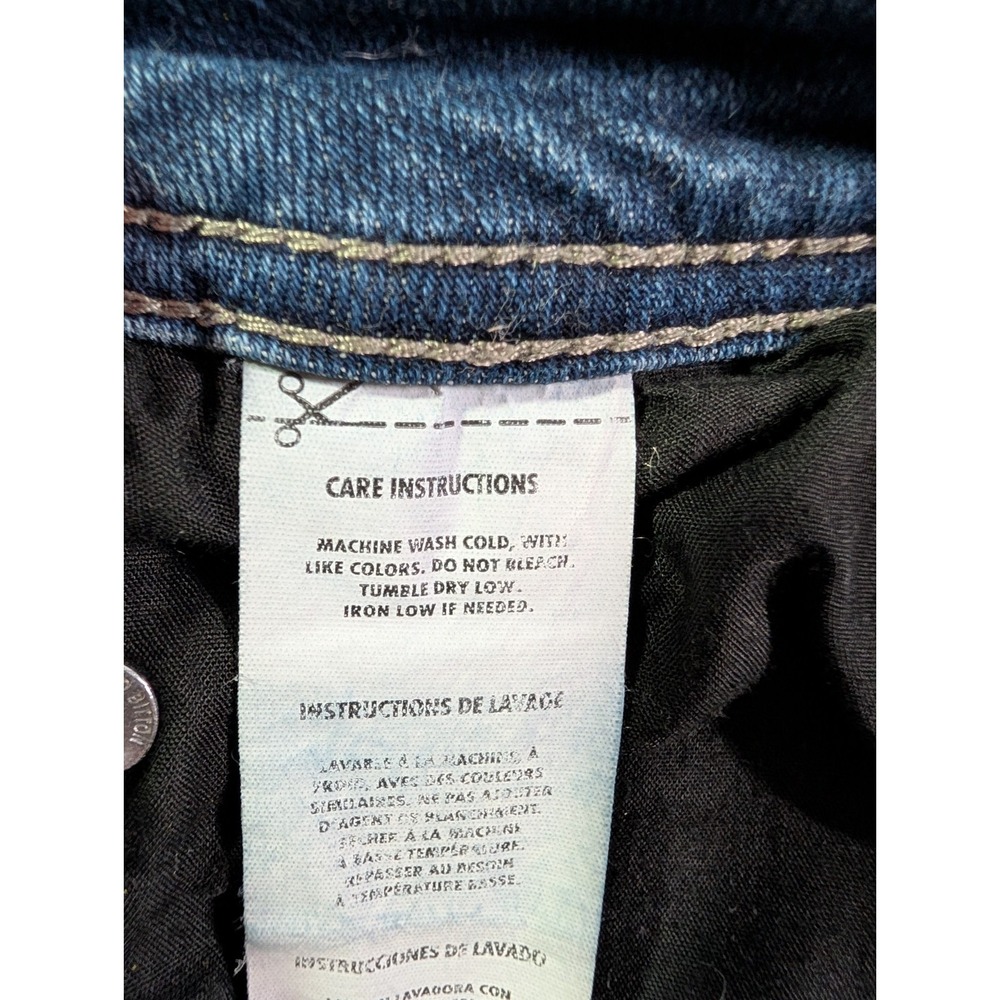 David Bitton Buffalo Women's Bootcut Stretch Distressed Jeans Est 30x28 Ranch - Picture 4 of 13